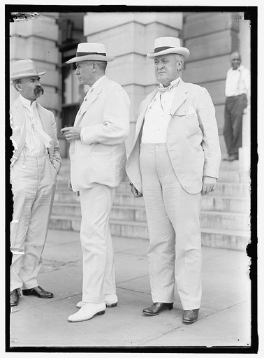 REED, JAMES A. SENATOR FROM MISSOURI, 1911-. CENTER, WITH THOMAS J. WALSH
