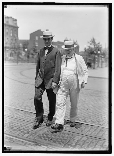BRADLEY, WILLIAM O'CONNELL. GOVERNOR OF KENTUCKY, 1895-1899; SENATOR, 1909-1914. RIGHT WITH SEN. N. BRYAN