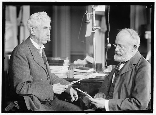 BIXBY, WILLIAM HERBERT. BRIGADIER GENERAL, U.S.A., CHIEF OF ENGINEERS. RIGHT, WITH COL. WILLIAM T. ROSSELL