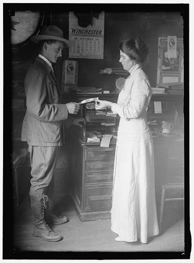 BOY SCOUTS. POSTAL SAVINGS; SCOUTS DEPOSITING