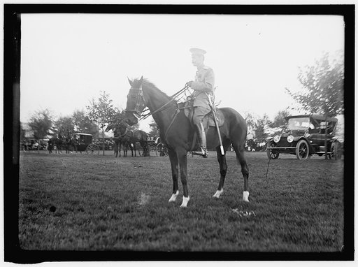 CAVALRY REVIEW BY PRESIDENT WILSON. COL. GOLEJEVSKI OF RUSSIAN EMBASSY
