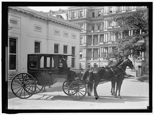 HOUSTON, DAVID FRANKLIN. SECRETARY OF AGRICULTURE, 1913-1920. HIS CARRIAGE