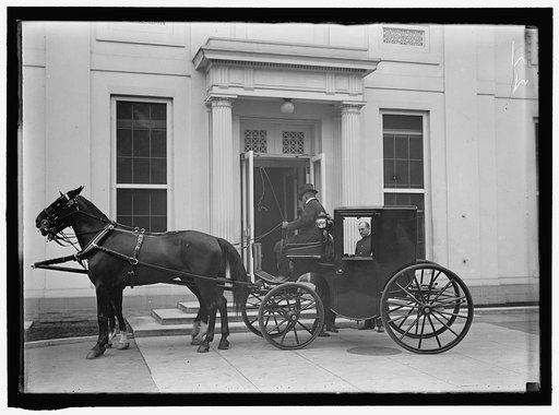McADOO, WILLIAM GIBBS. SECRETARY OF THE TREASURY, 1913-1921. HIS CARRIAGE