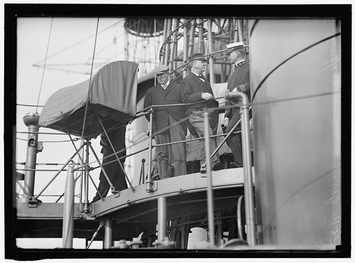 TARGET PRACTICE. DANIELS, JOSEPHUS, SECRETARY OF THE NAVY, 1913-1921; GARRISON, LINDLEY M., SECRETARY OF WAR, 1913-1916