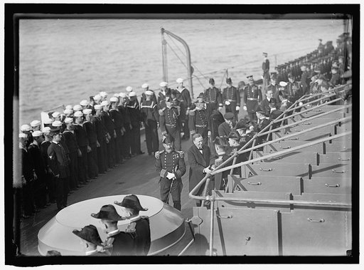 DANIELS, JOSEPHUS. SECRETARY OF THE NAVY, 1913-1921. TARGET PRACTICE