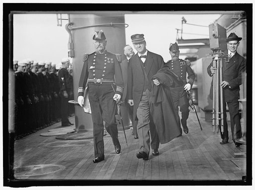 TARGET PRACTICE. BADGER, CHARLES JOHNSTON, REAR ADMIRAL, U.S.N.; DANIELS, JOSEPHUS, SECRETARY OF THE NAVY, 1913-1921