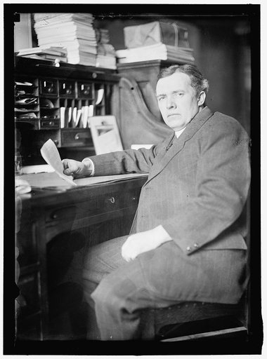 LEWIS, DAVID JOHN. REP. FROM MARYLAND, 1911-1917; U.S. TARIFF COMMN, 1919-1925. AT DESK