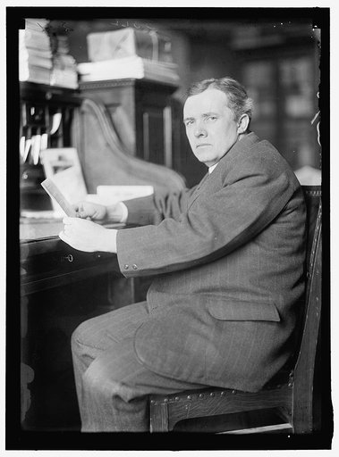LEWIS, DAVID JOHN. REP. FROM MARYLAND, 1911-1917; U.S. TARIFF COMMN, 1919-1925. AT DESK