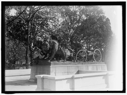 GRANT MEMORIAL AT CAPITOL. CAISSON GROUP OF STATUARY