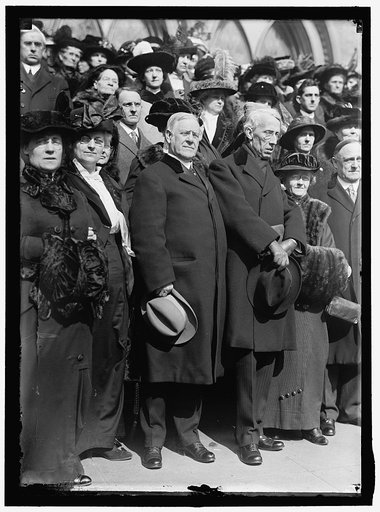 RADCLIFFE, DR. WALLACE PASTOR, NEW YORK AVENUE PRESBYTERIAN CHURCH. WITH WOODROW WILSON. G. CAMPBELL MORGAN