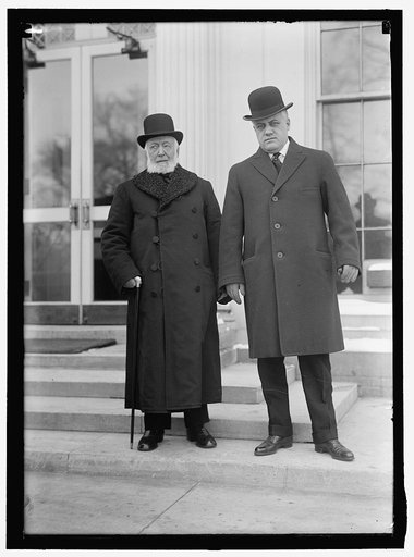 PALMER, ALEXANDER MITCHELL. REP. FROM PENNSYLVANIA, 1909-1915; ALIEN PROP. CUST. 1917- 1919; ATTORNEY GENERAL, 1919-1921. RIGHT, WITH R. B. DIXON