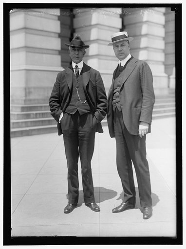 EVERSMAN, JOHN. NEWSPAPERMAN. RIGHT, WITH BASCOM SLEMP