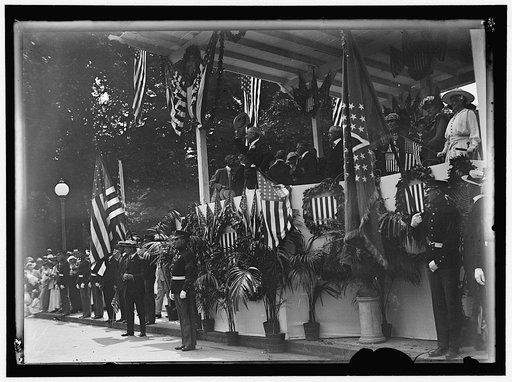 LANSING, ROBERT. SECRETARY OF STATE, 1915-1920. PREPAREDNESS PARADE