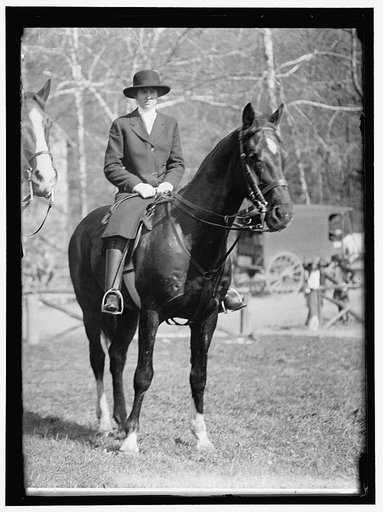 ALLEN, MISS JANET. WITH MAJOR HENRY T. ALLEN