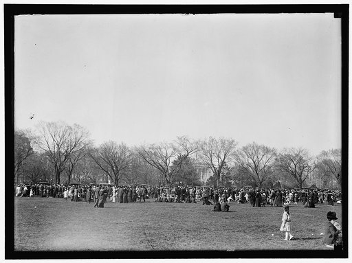 EASTER EGG ROLLING, WHITE HOUSE
