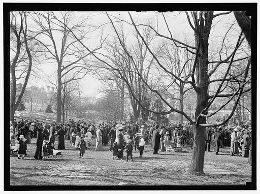 EASTER EGG ROLLING, WHITE HOUSE