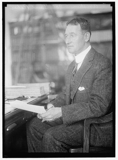 REBER, SAMUEL. COL. U.S.A. SIGNAL CORPS. AT DESK