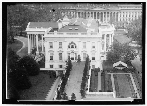 WHITE HOUSE. TENT IN ROSE GARDEN