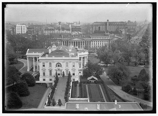 WHITE HOUSE. TENT IN ROSE GARDEN