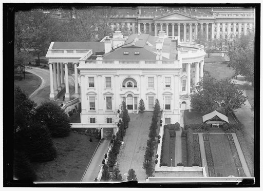 WHITE HOUSE. TENT IN ROSE GARDEN