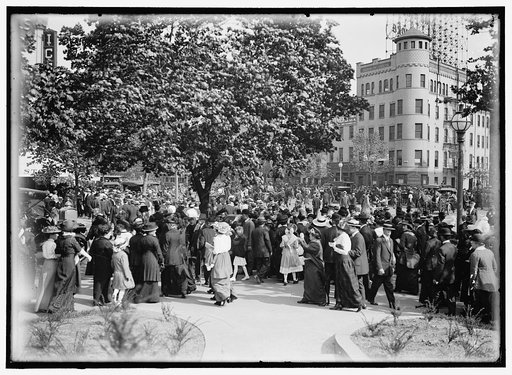 WOMAN SUFFRAGE PARADE, MAY 1914