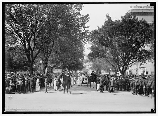WOMAN SUFFRAGE PARADE, MAY 1914