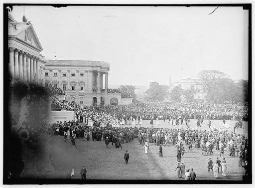 WOMAN SUFFRAGE PARADE, MAY 1914