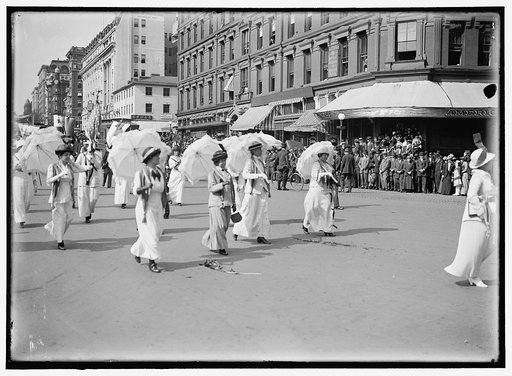 WOMAN SUFFRAGE PARADE, MAY 1914