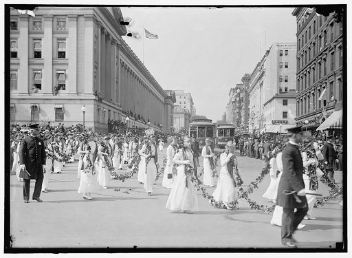 WOMAN SUFFRAGE PARADE, MAY 1914