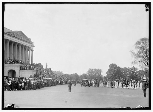 WOMAN SUFFRAGE PARADE, MAY 1914