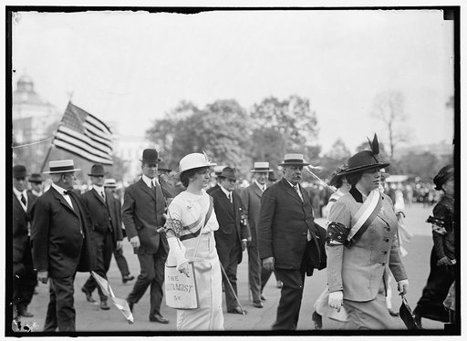 WOMAN SUFFRAGE PARADE, MAY 1914
