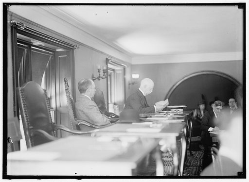 MELLEN, CHARLES SANGER. RAILROAD PRESIDENT. RIGHT, WITH C.C. McCHORD
