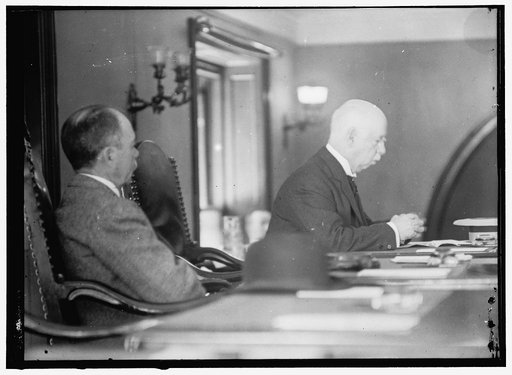 MELLEN, CHARLES SANGER. RAILROAD PRESIDENT. RIGHT, WITH C.C. McCHORD