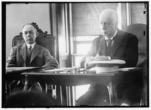 MELLEN, CHARLES SANGER. RAILROAD PRESIDENT. RIGHT, WITH C.C. McCHORD