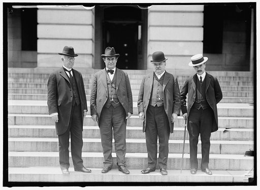 PAN AMERICAN CONGRESS. 5TH AT SANTIAGO, CHILE. U.S. DELEGATION: JOSEPH R. LAMAR; W.J. BRYAN; F.W. LEHMANN; H. PERCIVAL DODGE
