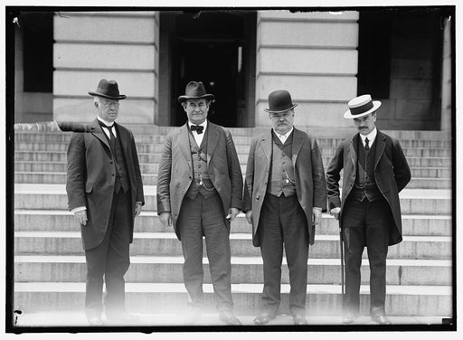 PAN AMERICAN CONGRESS. 5TH AT SANTIAGO, CHILE. U.S. DELEGATION: JOSEPH R. LAMAR; W.J. BRYAN; F.W. LEHMANN; H. PERCIVAL DODGE