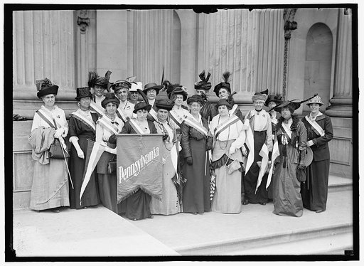 WOMAN SUFFRAGE. PENNSYLVANIA PICKETS