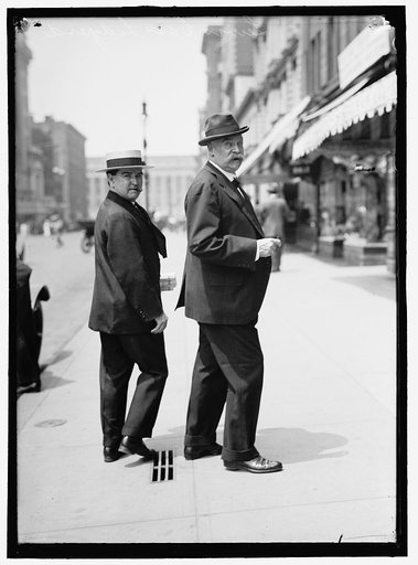 LEDYARD, LEWIS CASS. LAWYER. RIGHT, WITH NEWS CORNER
