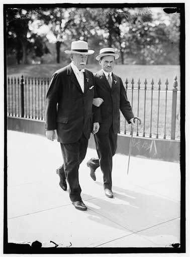 HURLEY, EDWARD NASH, RIGHT, WITH JAMES A. FARRELL