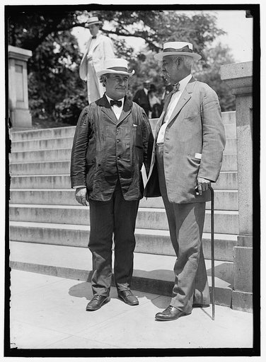 BRYAN, WILLIAM JENNINGS. REP. FROM NEBRASKA, 1891-1895; SECRETARY OF STATE, 1913-1915. WITH JOHN R. SILLIMAN