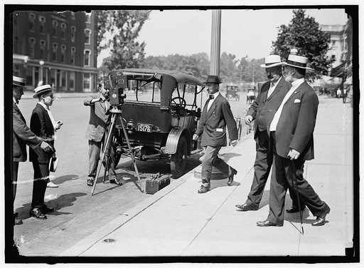 MANN, JAMES R. REP. FROM ILLINOIS, 1897-1922. WITH SENATOR PENROSE