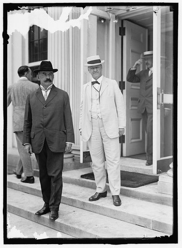 FLETCHER, FRANK FRIDAY. ADMIRAL OF UNITED STATES NAVY. WITH SECRETARY DANIELS