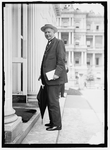 BURLESON, ALBERT SIDNEY. REP. FROM TEXAS, 1899-1913; POSTMASTER GENERAL, 1913-1921