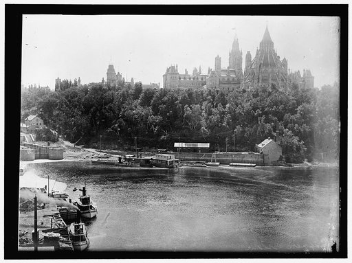 CANADA, DOMINION OF. PARLIAMENT BUILDINGS AND LAPPERS BRIDGE