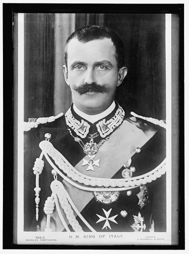 ITALIAN ROYAL FAMILY. KING VICTOR EMANUEL