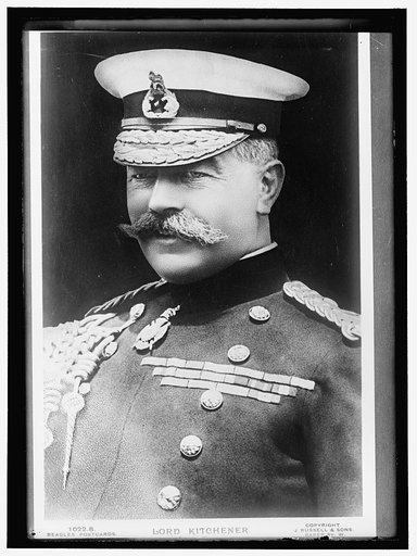 KITCHENER, HORATIO HERBERT. BARON. FIELD MARSHALL OF GREAT BRITAIN BORN IN 1850