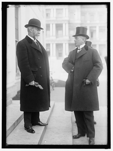 BRIEUX, EUGENE. PLAYWRIGHT. WITH AMBASSADOR JUSSERAND