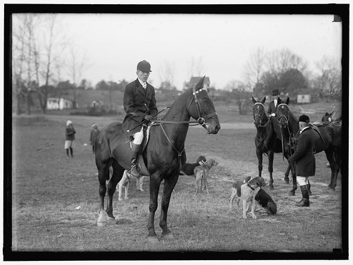EDGEWOOD HUNT. J.O. EVANS; HOUND SHOW