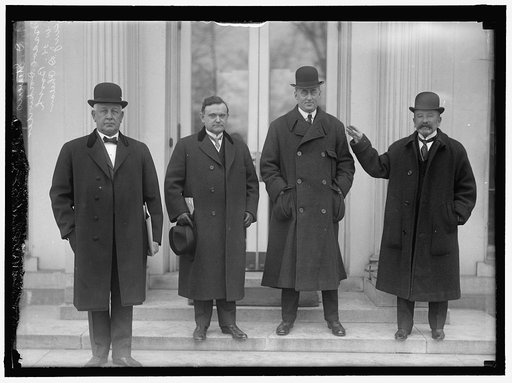 PHELAN, JAMES DUVAL. SENATOR FROM CALIFORNIA, 1915-1921. W.D. STEPHENS; ISADORE DOCKWEILER; W.H. BOOTH; PHELAN