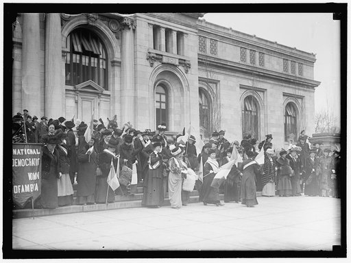 DEMOCRATIC WOMEN. WOMAN SUFFRAGE